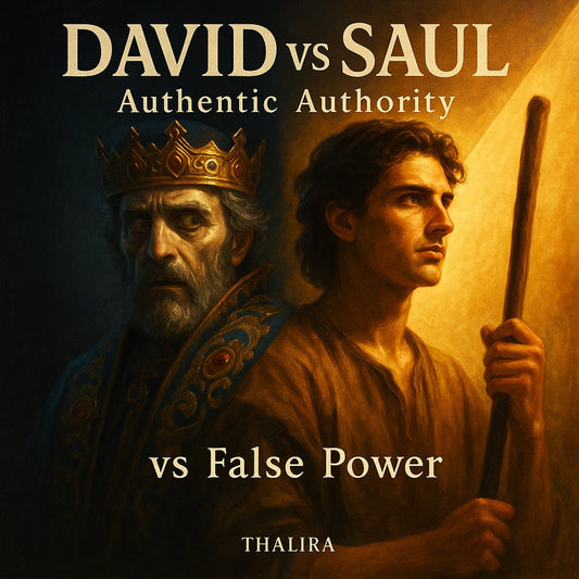 David versus Saul leadership authority biblical psychology - legitimate spiritual leadership consciousness development