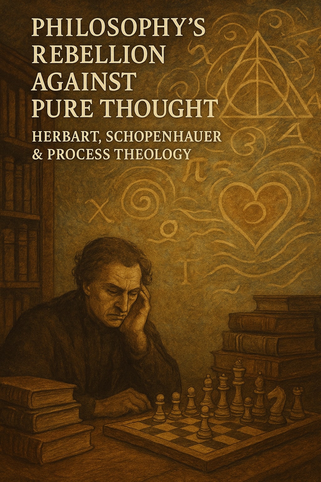 Philosophy's rebellion against pure thought illustrated with symbolic elements from Herbart, Schopenhauer, and process theology