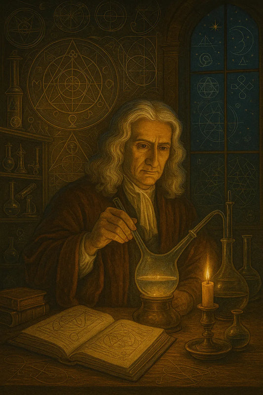 learn about isaac newtons alchemical experiments at thalira wisdom temple