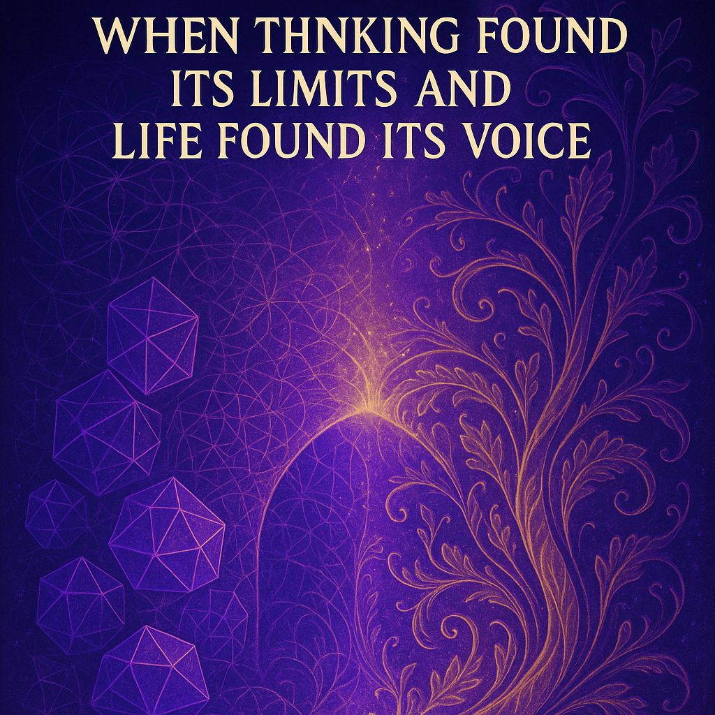 When Thinking Found Its Limits and Life Found Its Voice