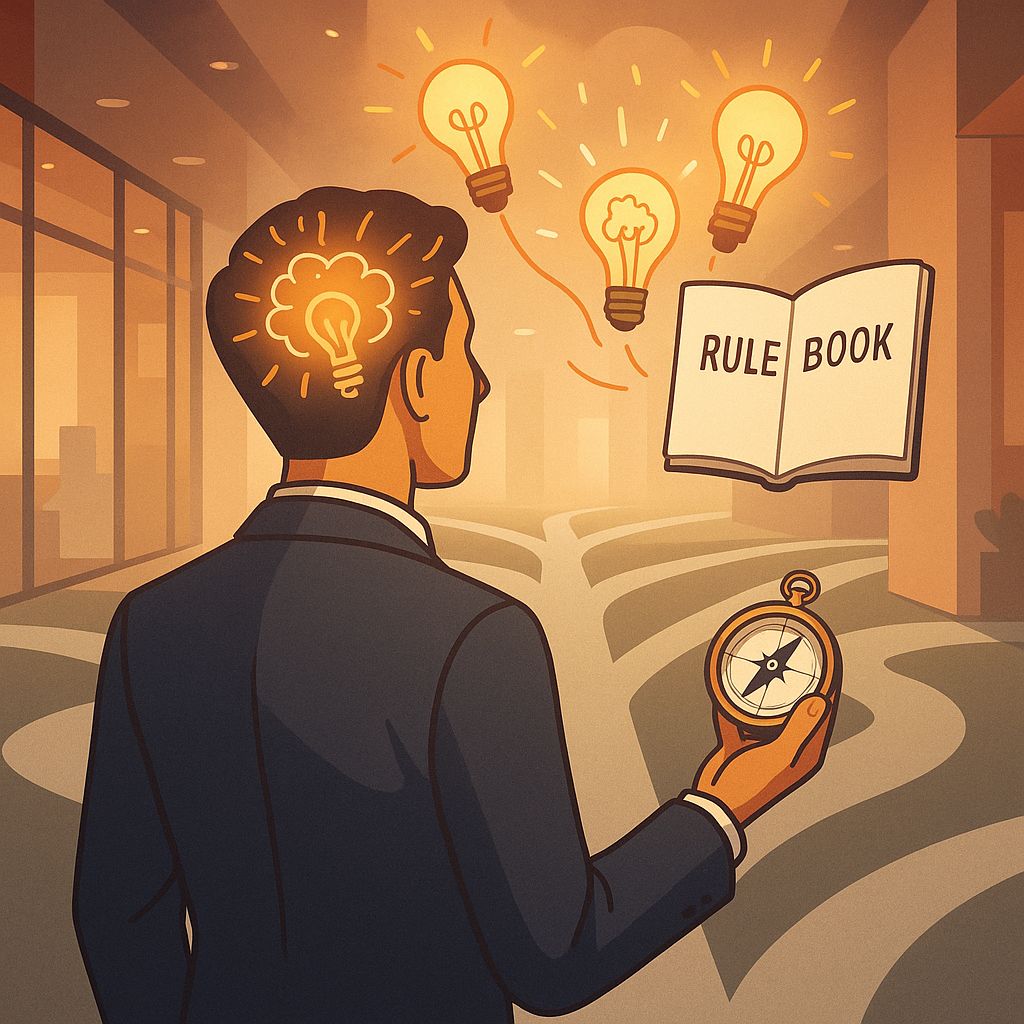 Have You Ever Created a Solution No Rulebook Covered?