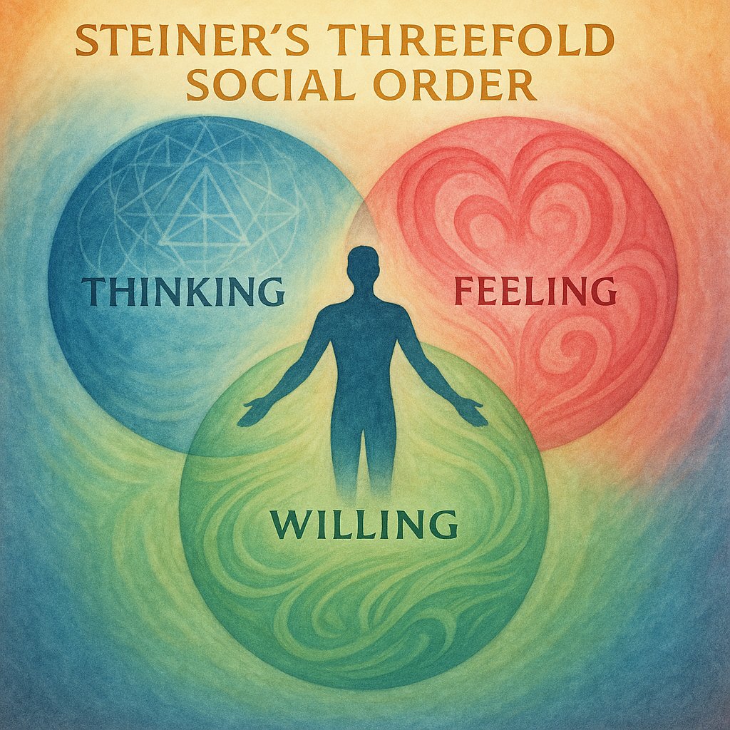 steiner's threefold social order within biblical psychology at thalira cover