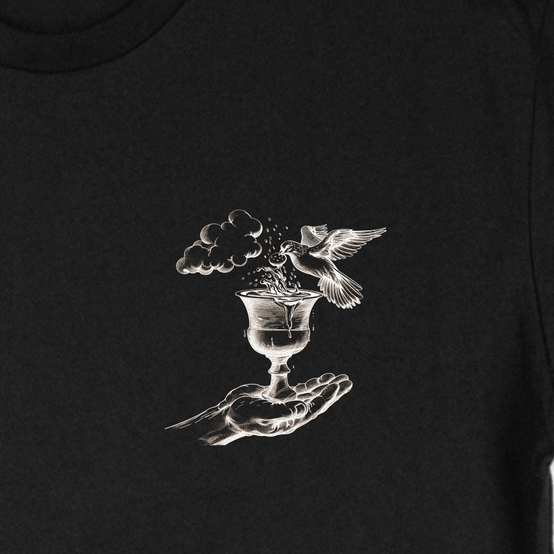 Ace of Cups Tarot Tshirt Closeup | Thalira