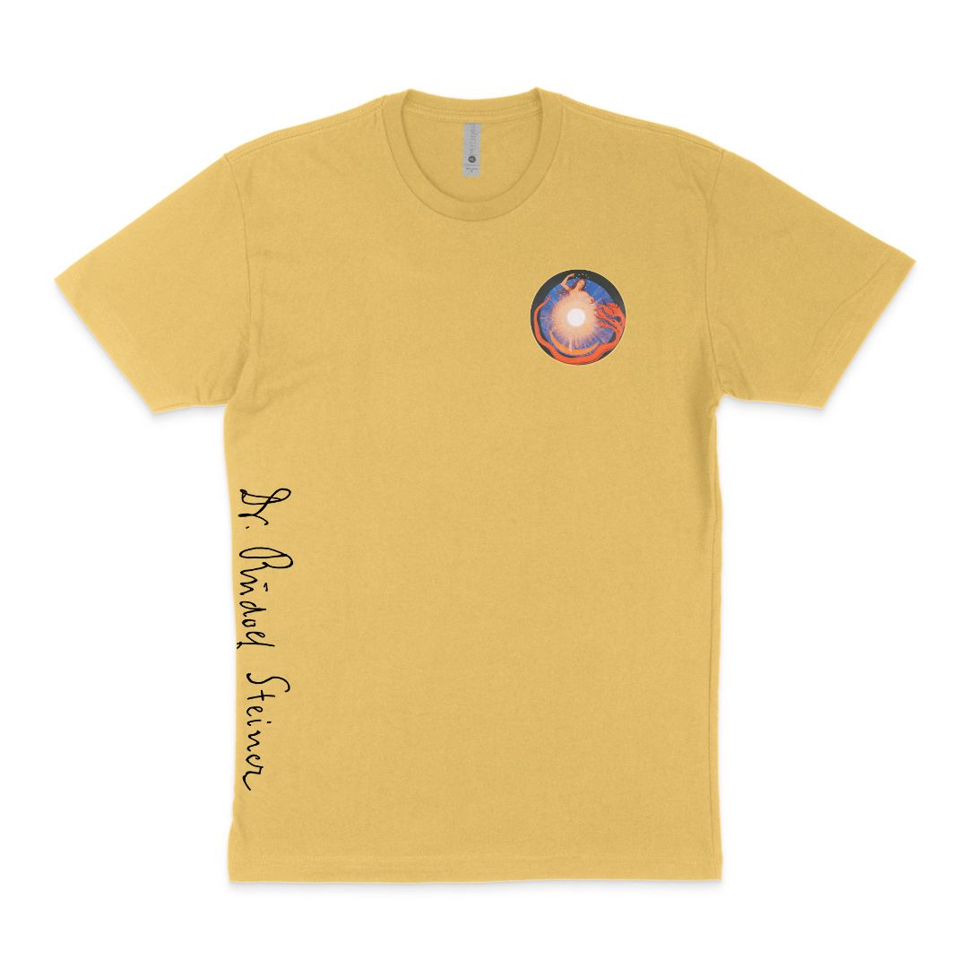 Fifth Apocalyptic Seal Rudolf Steiner Gold Shirt
