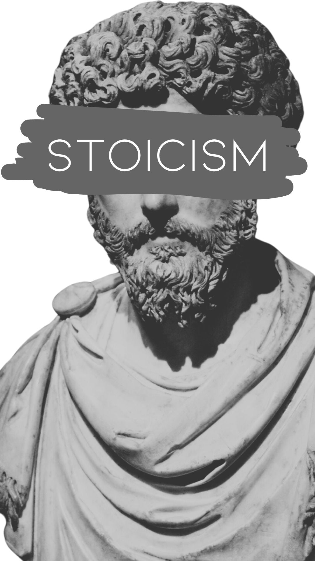 Marcus Auerlius on Stoicism Statue