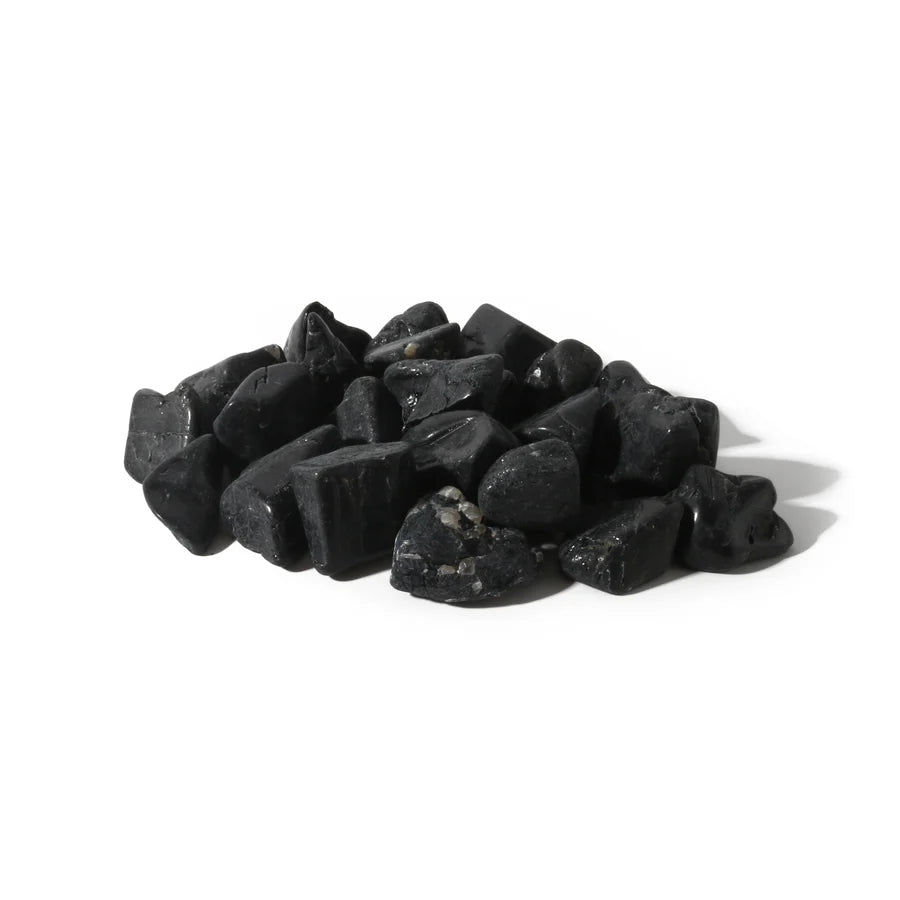 Premium black tourmaline healing crystals for EMF protection and psychic shielding