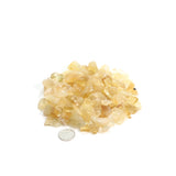 Golden citrine tumbled stones for abundance manifestation and solar plexus chakra healing