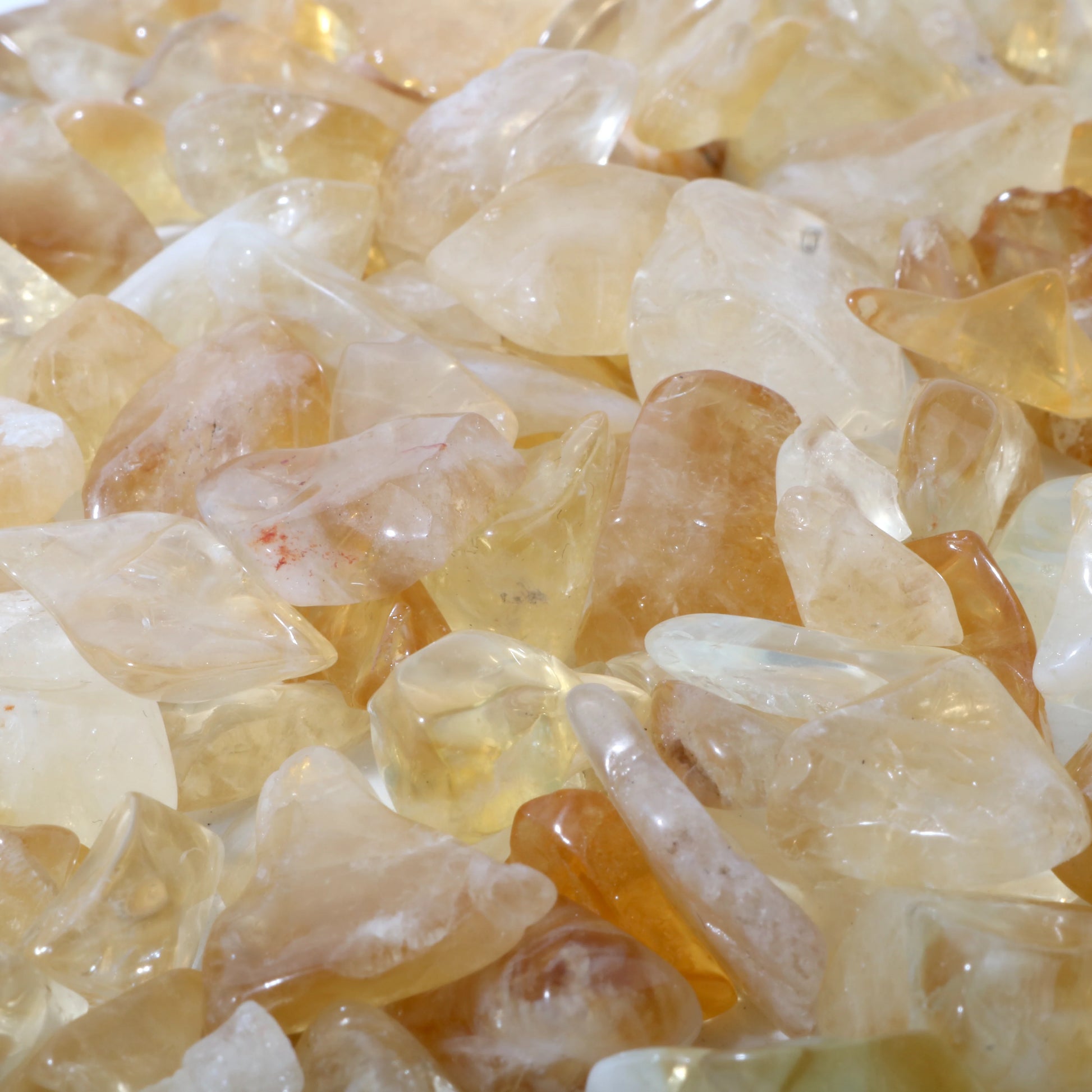 Natural citrine healing crystals for wealth manifestation and personal power enhancement