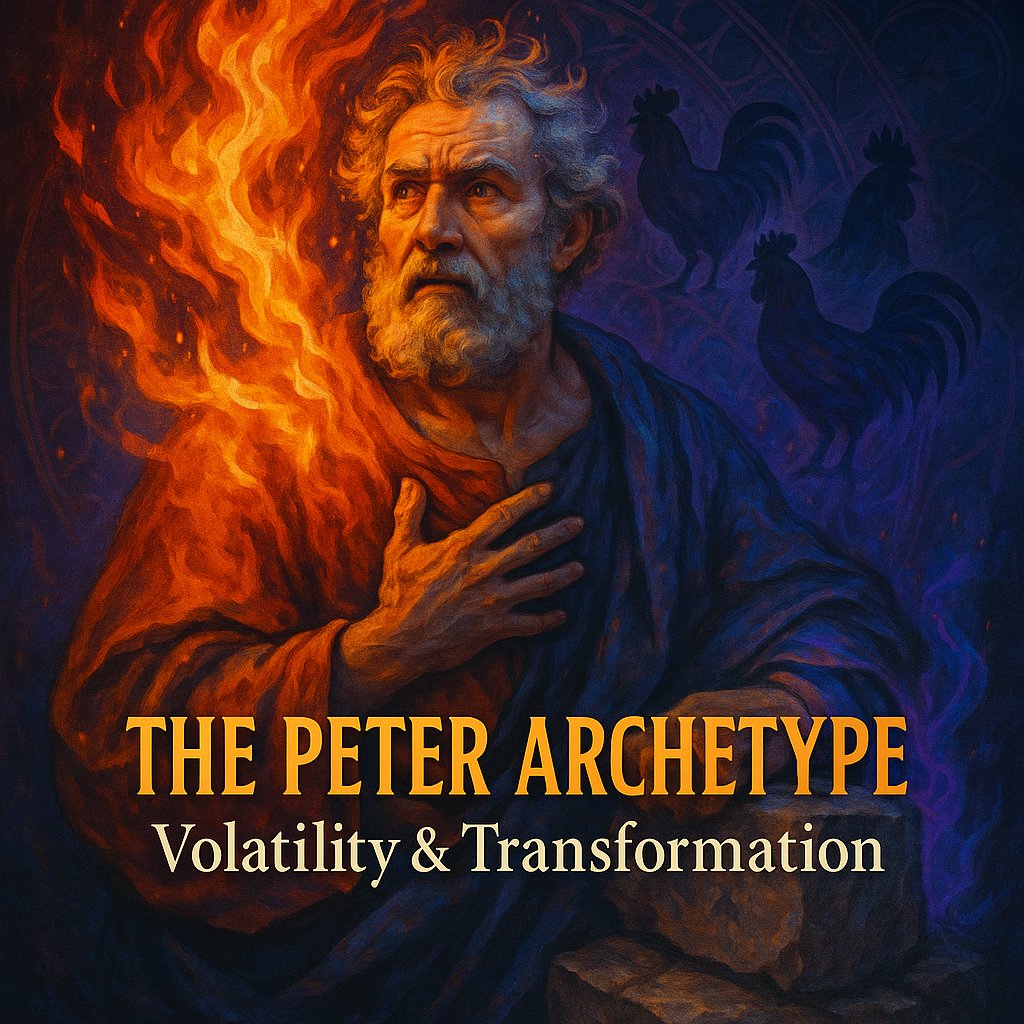 Peter archetype volatility and transformation - from denial to steadfast spiritual leadership