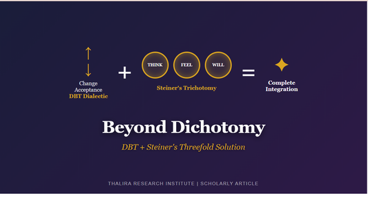 how dialectical behavious with steiners threefold anthpology solves the problem cover