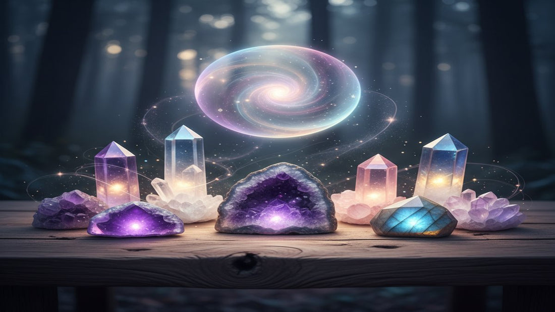 charging crystals full moon - Featured Image