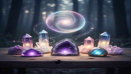 charging crystals full moon - Featured Image