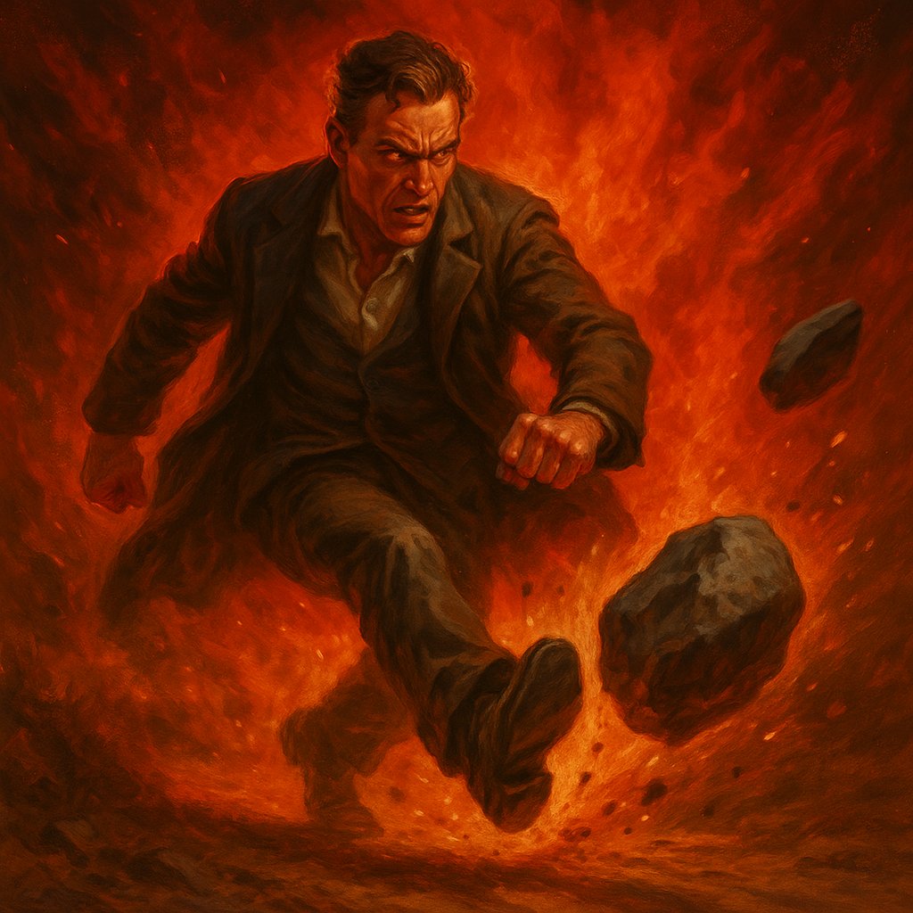 You Kick the Stone Out of Your Way. Here's Why Choleric Will Creates Leaders and Tyrants.