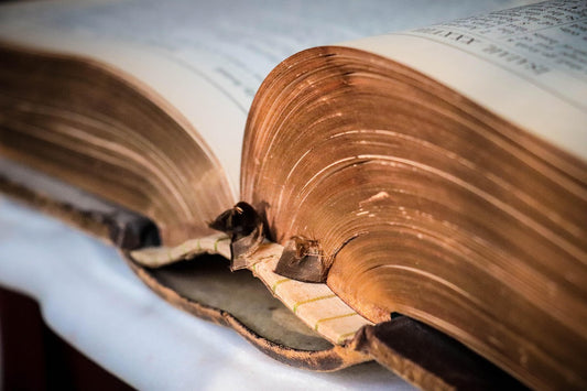 Ancient leather books (Pixabay: digitlchic)