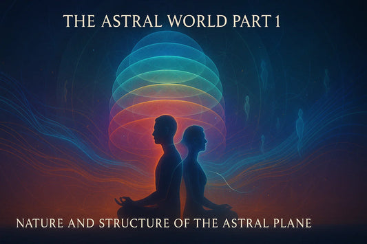 The astral plane structure showing seven sub-planes from dense to refined spiritual light