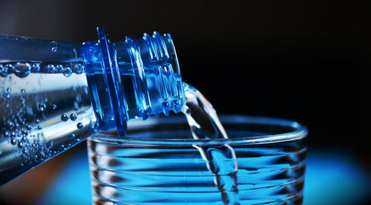 Crystal infused water bottle for healing
