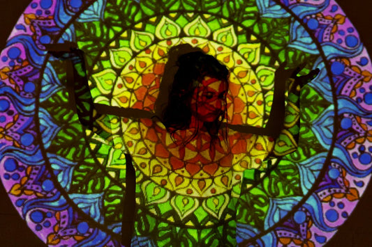 Throat chakra blue energy communication