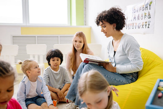 Children learning in natural educational environment