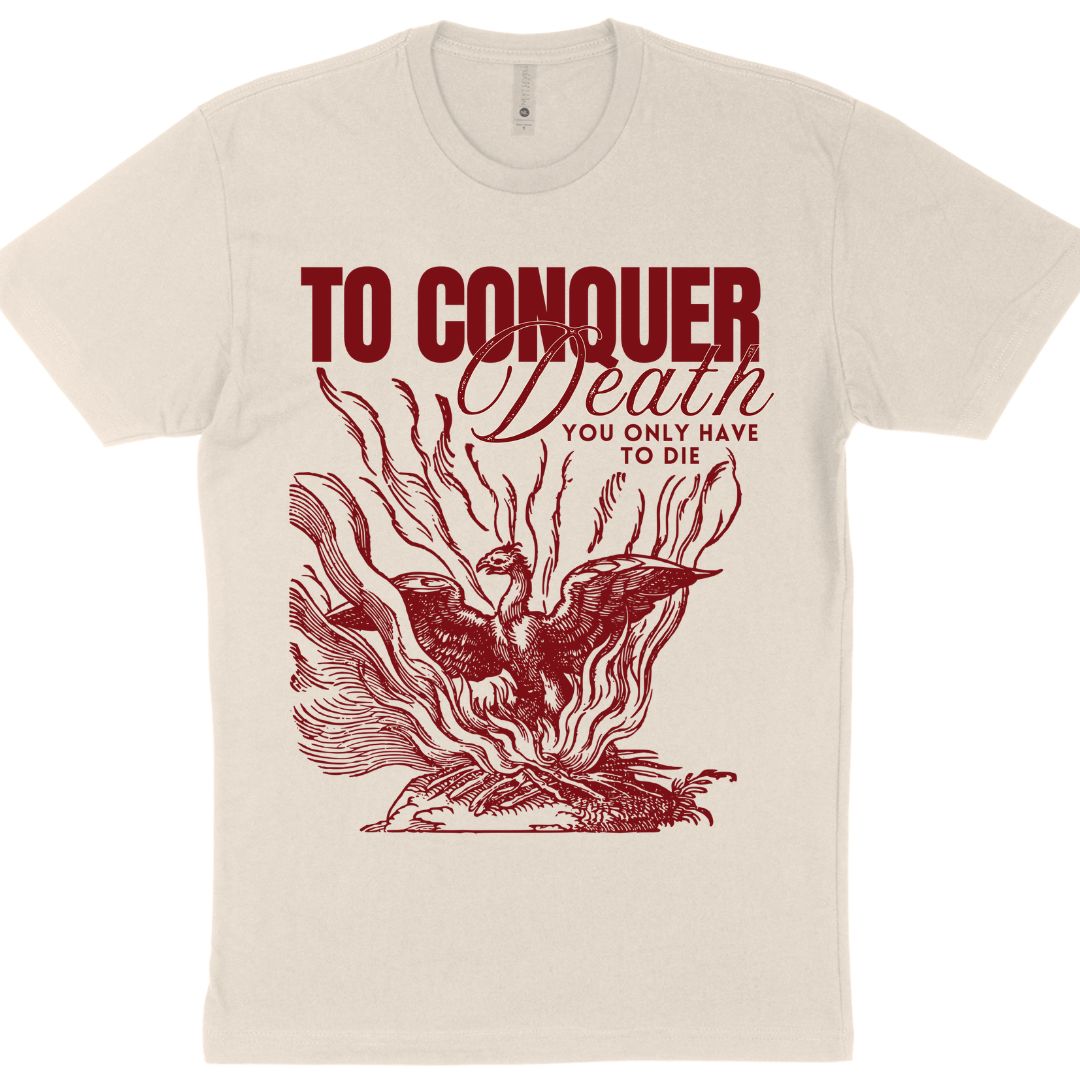 Conquer Death Tshirt Esoteric Clothing | Thalira