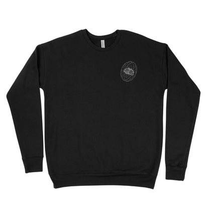 Goethe Quote Black Sweatshirt Front | Thalira