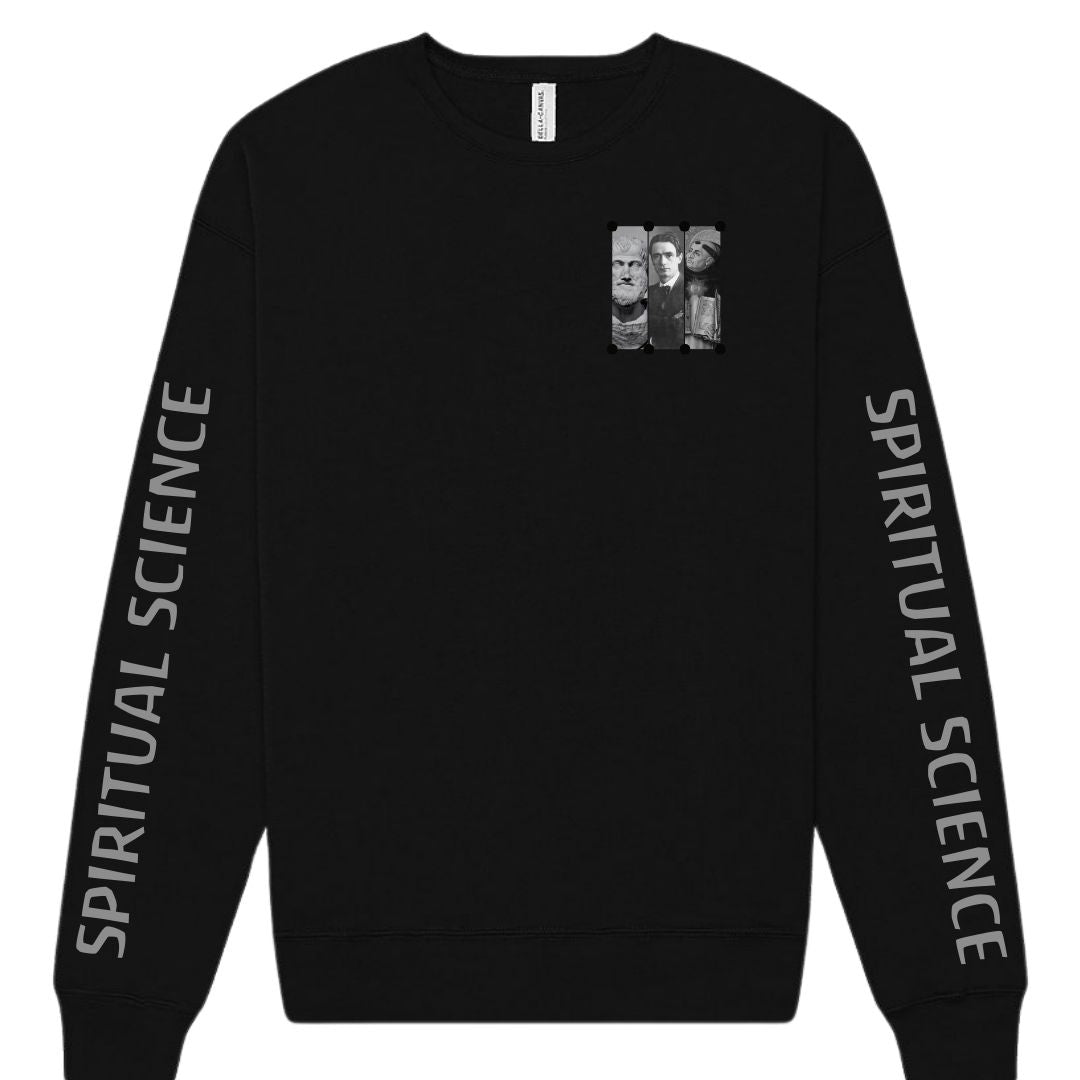 Incarnations of Rudolf Steiner Black Sweater | Thalira