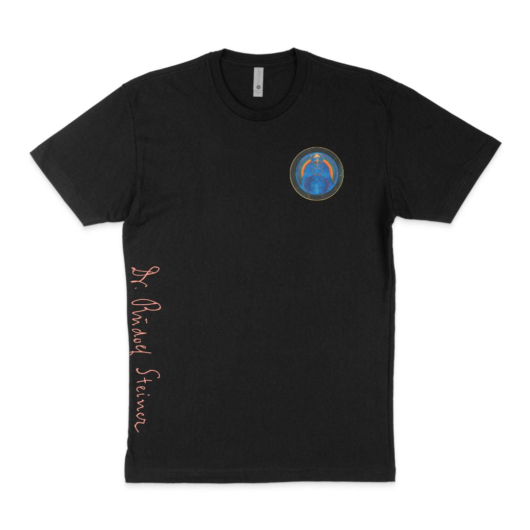 Rudolf Steiner Seventh apocalypse seal black tshirt