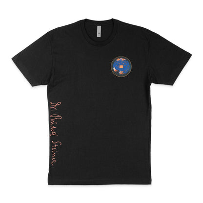 Rudolf Steiner Third apocalypse seal black tshirt