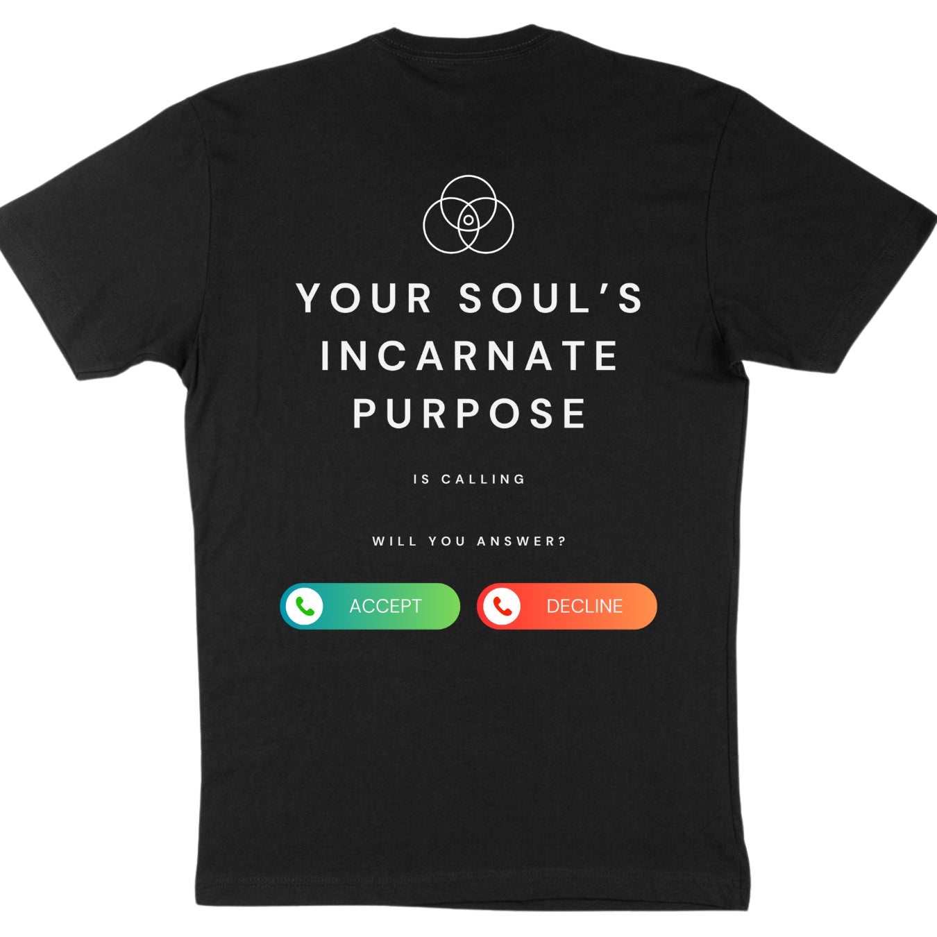 Soul Destiny Rudolf Steiner Inspired Tshirt Back | Thalira