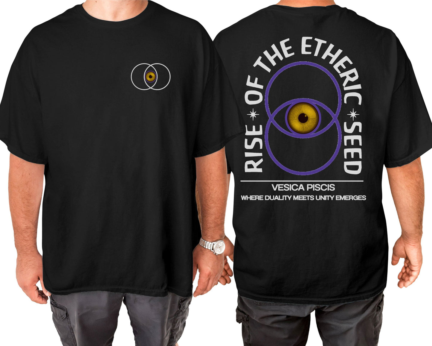 Vesica Piscis Front and Back Tshirt