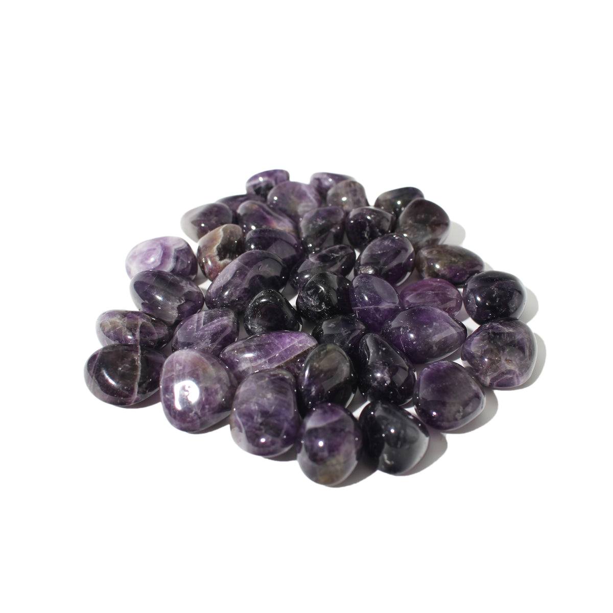 Amethyst tumbled stone spiritual insight