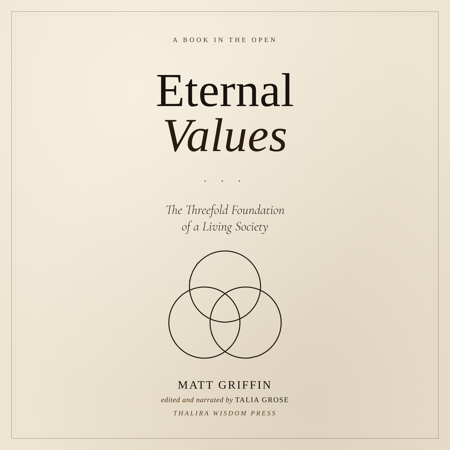 Eternal Values — The Threefold Foundation of a Living Society cover