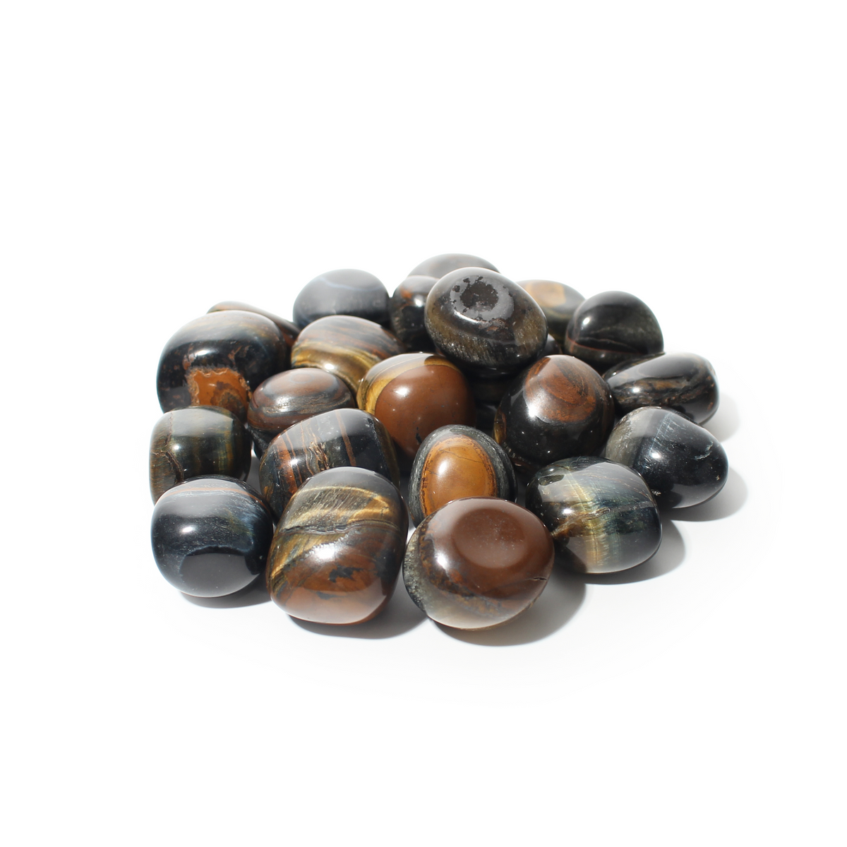 Gold Tiger Eye tumbled stone willpower