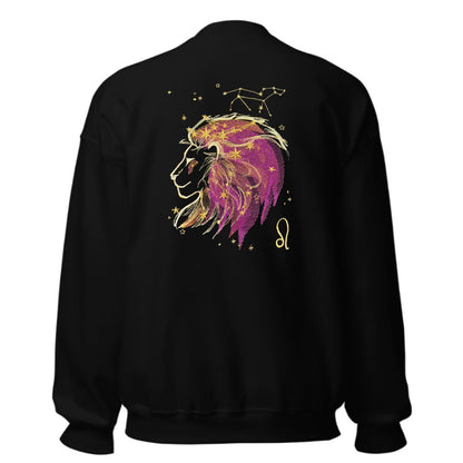 zodiac sweatshirt leo pink